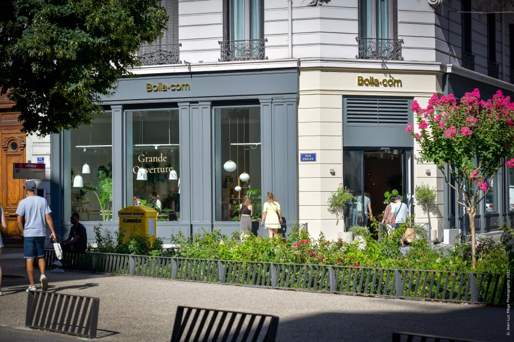 Devanture de la boutique Bolia à Lyon